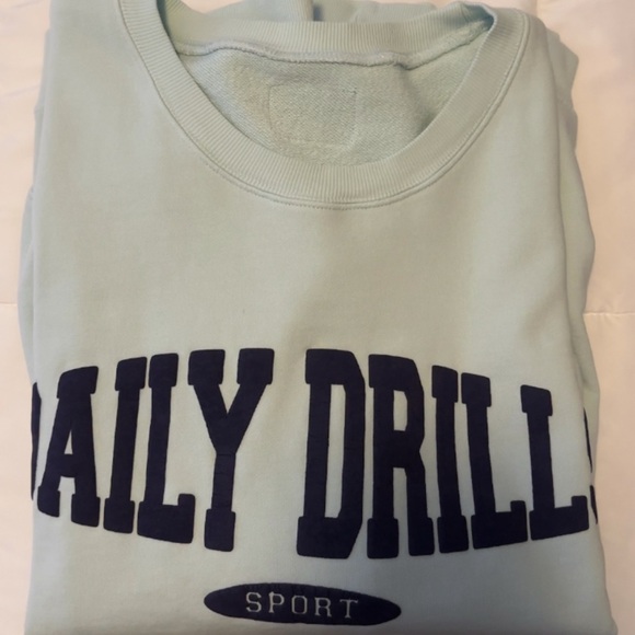 Daily Drills Oversized Sport Crew - Lake Day with Navy - Picture 6 of 7